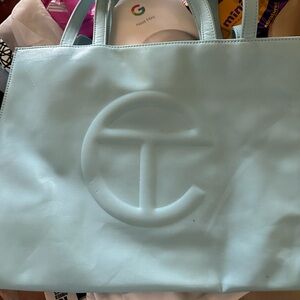 BLUE TELFAR BAG
